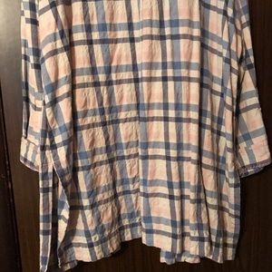 Johnny Was Plaid Shirt